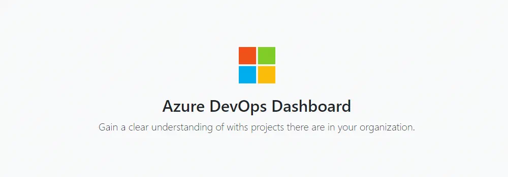 Azure DevOps Dashboard