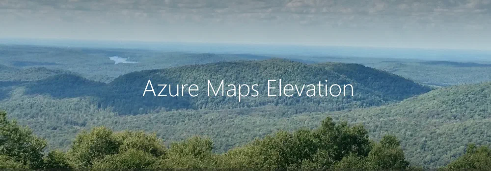 Do I get wet feet? Draw a flood map using Azure Maps Elevation