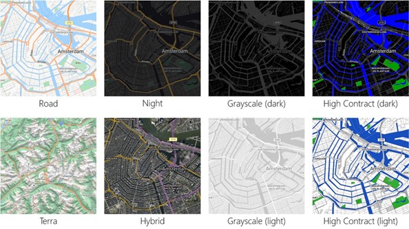 Azure Maps vector tiles /azure-maps-unification/vectortiles.jpg
